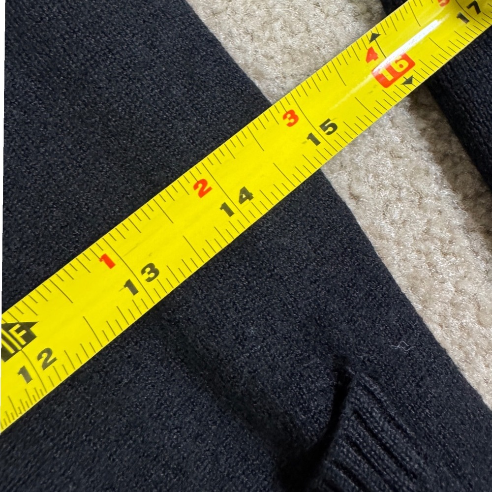 Peruvian Connection Black Button Front Cardigan D… - image 8